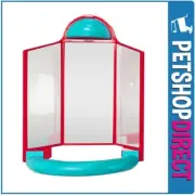 Featherland Paradise Triple Mirror with Perch