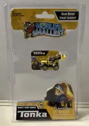 World's Smallest TONKA FRONT LOADER Mini Mighty Truck Dollhouse Miniature Micro