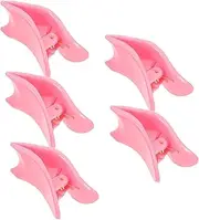 AUTSUPPL 5Pcs Eyelash Applicator Tool Ergonomic Eyelash Tweezers for Easy False Lash Application Comfortable Wear Resistant Easy to Clean Makeup Accessory for Women