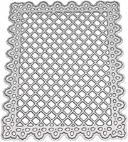 Lattice Metal Cutting Dies Stencil DIY Scrapbooking Album Stamp Paper Card Embos Die Cuts for Card Making On Clearance Big Shot Scrapbooking Die-Cuts Card Making Accessories