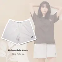 在飛比找蝦皮商城優惠-New Balance 短褲 Uni 男女款 白 棉褲 中性