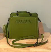 Designer Steve Madden BEVELYN GOING GREEN Convertible Tote Bag NWTS