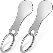 [Payivsve] Shopping Trolley Remover Made of Metal, Removable Shopping Trolley Token as Key Ring, Stainless Steel Shopping Trolley Keyring