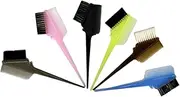 harayaa 6Pcs Hair Dye Brush Coloring Dyeing Comb Dye Tool Comb Applicators Hair Coloring Tools, for Household Men Haircutting Supplies