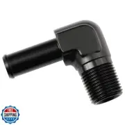 Podavelle 3/8 NPT Male to 1/2" Hose Barb Fitting Adapter 90 Degree Elbow Alum