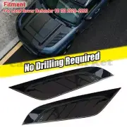 2X HOOD BONNET AIR VENT COVERS SCOOPS FOR LAND ROVER DEFENDER 90 110 2020-2023 `