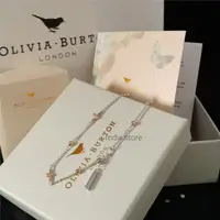在飛比找蝦皮購物優惠-Olivia Burton OB 玫瑰金銀組合手鍊