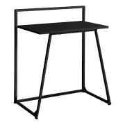 Monarch Specialties Computer Desk - 30" L / Juvenile Black / Black Metal