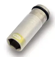 TONE 1/2" WHEEL NUT IMPACT SOCKET WITH PROTECTOR - 21mm 4AP-21N