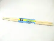 Moboog USA 5A Drumsticks Natural Wood Tip Drum Sticks 16" long
