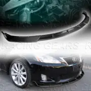 CARBON FIBER FRONT BUMPER SPOILER SPLITTER LIP FIT 09-10 LEXUS IS250 IS350 4DR