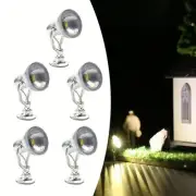 Warm White LED Flood Lights for HO Scale Model Railway Pack of 5 Lampposts