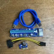 PCE164P-N03 Ver 008C PCI-E 1X To 16X USB 3.0 PCE164P-NO3 Raiser Card