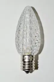 25 Pack C9 LED Indoor Outdoor Christmas Replacement Bulbs White E17 Base