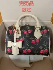 LOUIS VUITTON x Takashi Murakami M13094 Speedy Bandoulière 20 Cherry Handbag New
