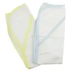 021-Blue-021-Yellow Infant Hooded Bath Towel Blue - Pack of 2