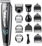 HATTEKER 5 In 1 Beard Trimmer Kit For Men