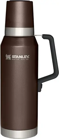 ├登山樂┤ 美國 Stanley 大師系列 真空保溫瓶 1.3L / 皮革棕 # 10-02659-050