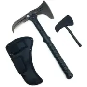 Survival Tomahawk Camping Axe Small Hatchet Harvesting Sickle Blade Foraging