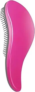 TAVVKE Professional Detangling Brush - For Wet Fine Curly Thick Afro Hair Types - Tangle-Free Hairbrush for Women, Girls, Men, and Boys (Pink)