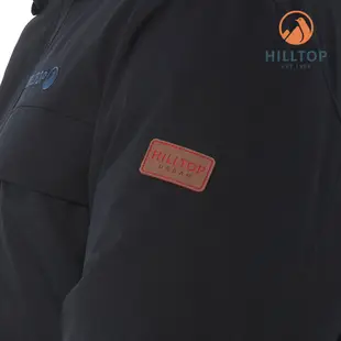 【HILLTOP山頂鳥】 GORE-TEX 二合一防水羽絨長大衣 男款 黑｜PF21XM60ECAA