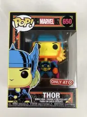 Funko POP! Marvel: Avengers Black Light Thor #650 Target Exclusive W/ Protector