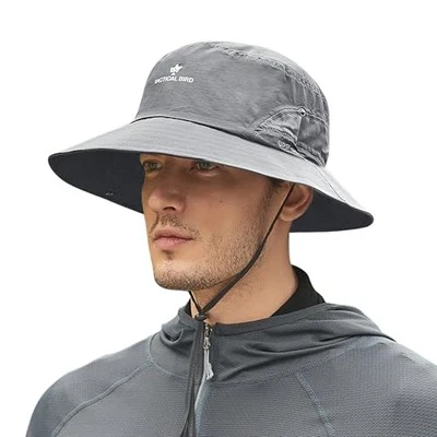UPF 50 Boonie Hat -Sun Protection Cap, Fishing Hat, X-Large-XX-Large Khaki