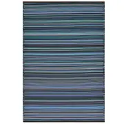Reversible Outdoor Plastic Mat - Chatai Rongoli - Grey- 90x150cmcm