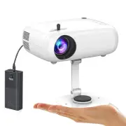 Mini Projector, HD Projector Powerbanks Powered , 10000 Lumens Portable Proje...
