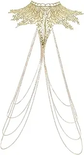[VALICLUD] Body Chain Necklace Chain Ornament for Golden