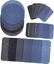 20 Pcs Iron Patches for Clothing Durable Repair Patches for Jeans Garment Fix DIY Craft Multi Functional Appliques for Convenient