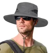 Women-Men-Outdoor-Sun-Hat - UV-Protection-Foldable Sunhat Wide Brim Breathable