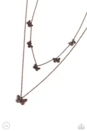Paparazzi BUTTERFLY BEACON Copper CHOKER NWT