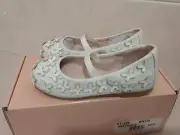 NIB Bloch Toddler Girls White Papillon Leather Ballet BT1625 Shoes US 8 EU 25