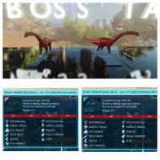 ARK ASCENDED PVE OFFICIAL PAIR BABY BRONTO ID130 1960MELE TOP STATUS PC/XBOX/PS5