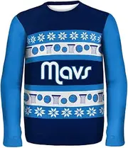NBA Dallas Mavericks Unisex NBA One Too Many Ugly Sweater, Large