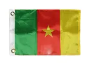 12x18 12"x18" Country of Cameroon Boat Motorcycle Flag Grommets