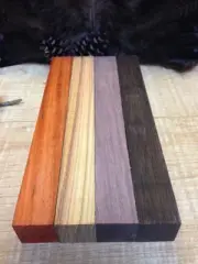 4-Turkey Pot call Striker Turning Blanks Premium Padauk-Wenge-Purple Heart- etc