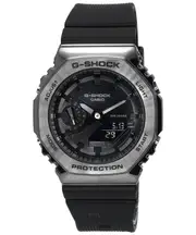 Casio G-SHOCK Metal Clad Black Ion Plated Bezel GM-2100BB-1A 200M Mens Watch