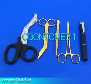 Shears; EMT/Scissors combo pack Set,Gold