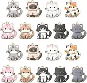 [Ipotkitt] Jewellery Making Charms Assorted Enamel Animal Football Cat Charms for DIY Necklace Bracelet Earring Craft Supplies