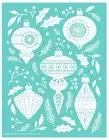 NEW “Jolly Ornaments” Chalk Couture Chalk Transfer Stencil Size B RETIRED