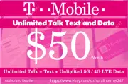 Unlimited 5G Data Plan with Hotspot – Works with Most Unlocked Phones