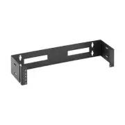 NVENT HOFFMAN Panel 19-inch Hinged Wall-Mount 2U, Black, Steel / E19HPM2U