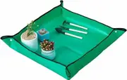 3 PCS 100*100cm Plant Repotting Mat Waterproof Indoor Succulent Potting Mat Portable Gardening Soil Changing and Watering mat and Foldable Garden mat