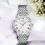 【TISSOT 天梭】EVERYTIME 經典 雋永 時尚錶 羅馬刻度 手錶 _(T1432101103300)