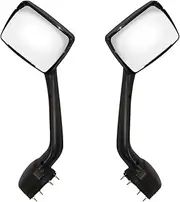 Black Hood Mirrors for KENWORTH T680 (2013-2020) Peterbilt 579 (2010-2017) Peterbilt 587 (2010-2017)