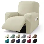 3 Piece Recliner Chair Cover Stretch Lazy Boy Non Slip Covers for Recliner wi...