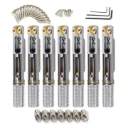 7 String Headless Electeic Guitar Bridge Fanned Fret–Single Fixed Bridges Chrome