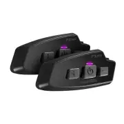 2X Fodsports FX10C Motorcycle Intercom Mesh Bluetooth Helmet Headset Music Share